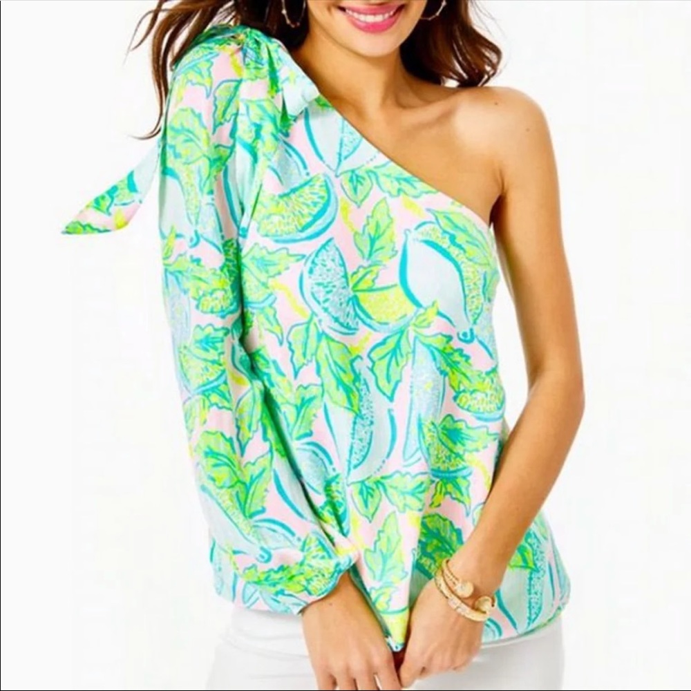 Lilly Pulitzer Avena One Shoulder Top
